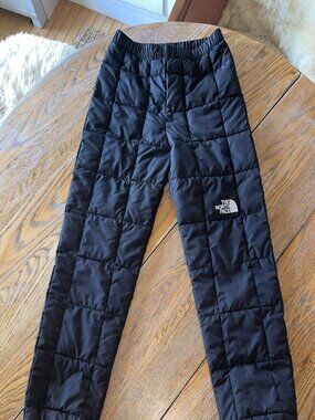 THE NORTH FACE quilted poly pull on pant/kids 10/no flaws